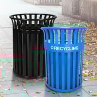 Downtown Recycling Bins