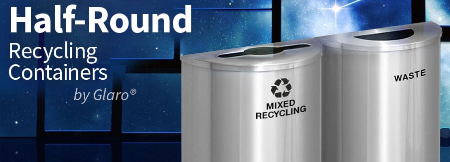 Half Round Recycling Containers Half Round Recycling Containers