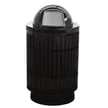 Shown with dome top in black 