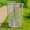 Expanded Metal Waste Receptacle Galvanized 