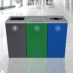 Spectrum Three-Stream Triple Cube Compost Station 