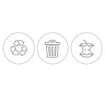 Spectrum Label Multi Pack - Recycling, Waste, Organics (9ct)